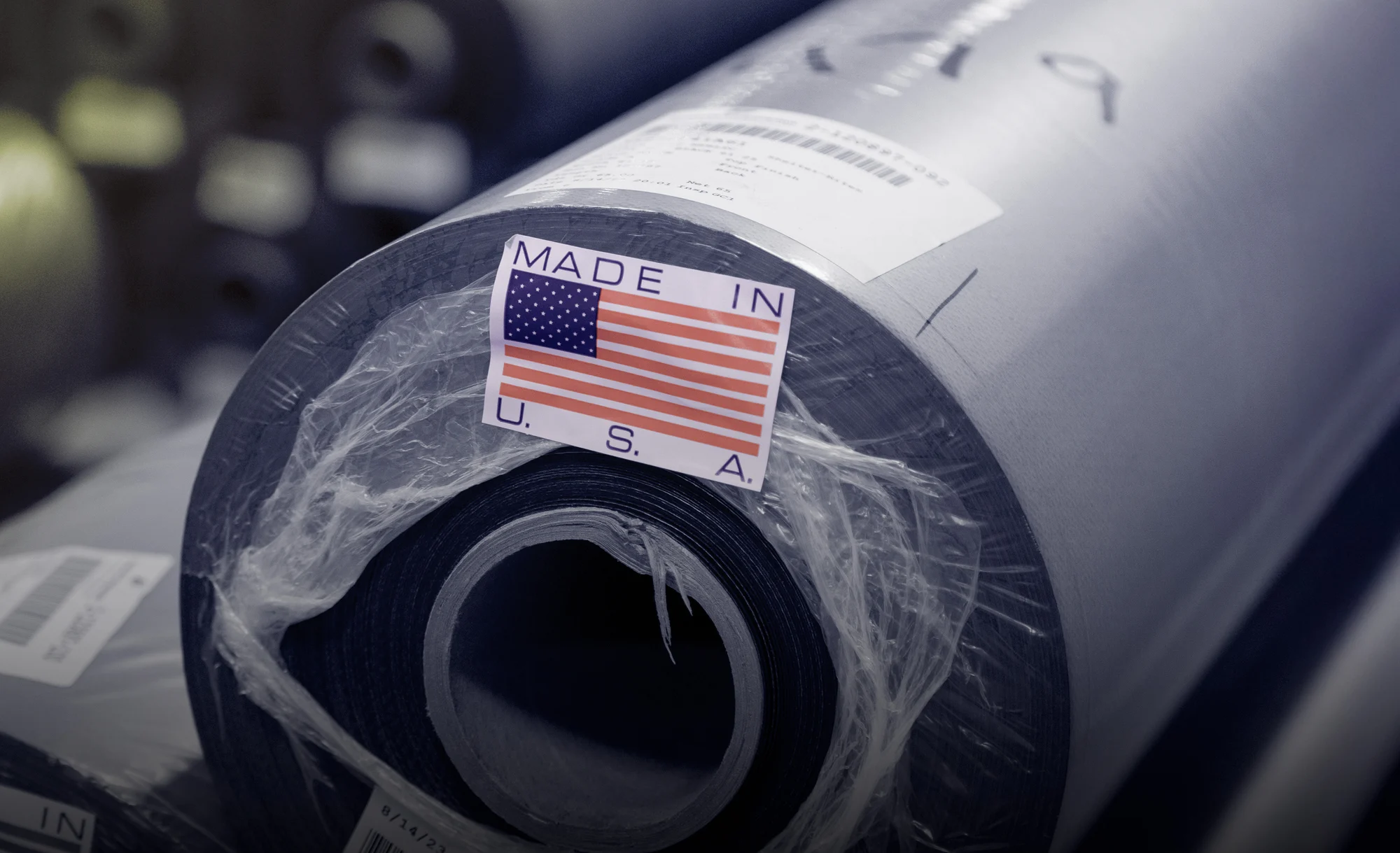 roll with made in usa sticker