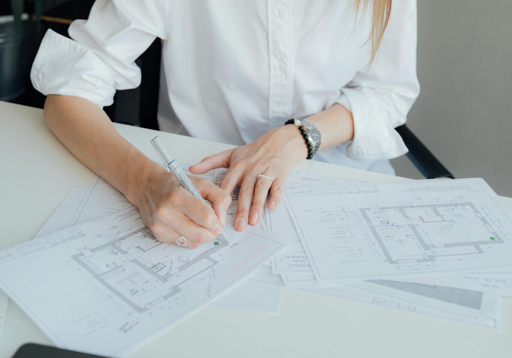 drawing blueprints